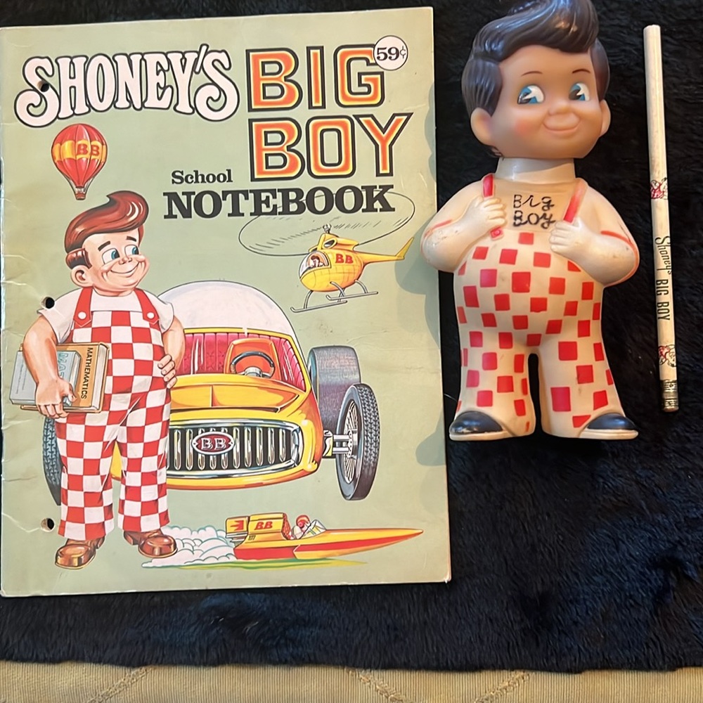 Shoney’s Big Boy Notebook, Bank& Pencil